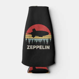 Vintage Retro Zeppelin Shirt Dirigible Airship Bottle Cooler