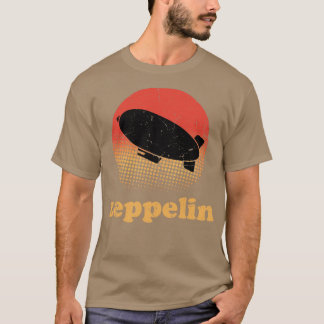 Vintage Retro Zeppelin tee Dirigible Airship20