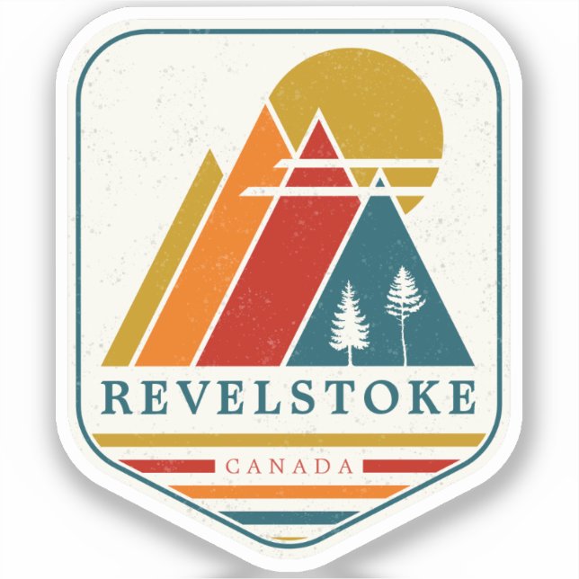 Vintage Revelstoke Canada Skiing Souvenir (Front)