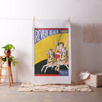 Vintage Revere Beach Carousel Nostalgic Poster