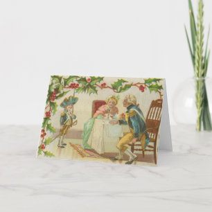 Vintage Revolutionary War Christmas Holiday Card