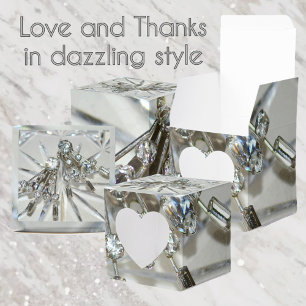 Vintage Rhinestones Art Deco Elegant Favour Box