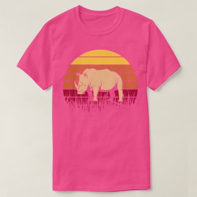 Vintage Rhino T-Shirt (Design Front)