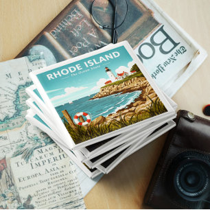 Vintage Rhode Island Magnet