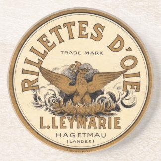 Vintage Rillettes D’oie Advertisement Coaster