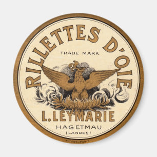 Vintage Rillettes D’oie Advertisement Magnet
