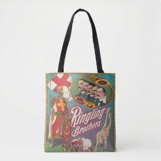 Vintage Ringling Brothers Circus Poster Tote Bag