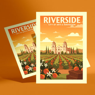 Vintage Riverside Postcard
