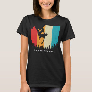 Vintage Rjukan Norway Rock Climbing Bouldering Mou T-Shirt