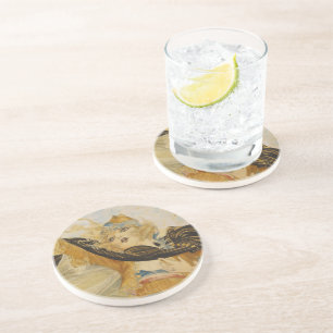 Vintage Roaring 20s Gatsby Lady Coaster