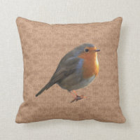 Vintage Robin Birds photos in rustic burlap