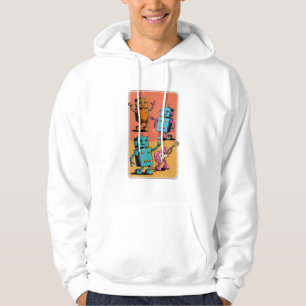 Vintage robots  hoodie