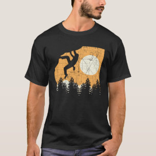 Vintage Rock Climbing Adrenaline Junkie T-Shirt
