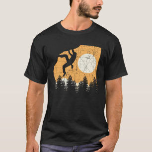 Vintage Rock Climbing Adrenaline Junkie T-Shirt