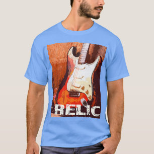 Vintage Rock Electric Guitar, Amp And Fuzz Gift144 T-Shirt