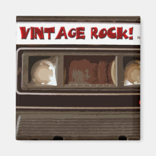 Vintage Rock Magnet