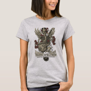 Vintage Rock Skeleton Guitarist  T-Shirt