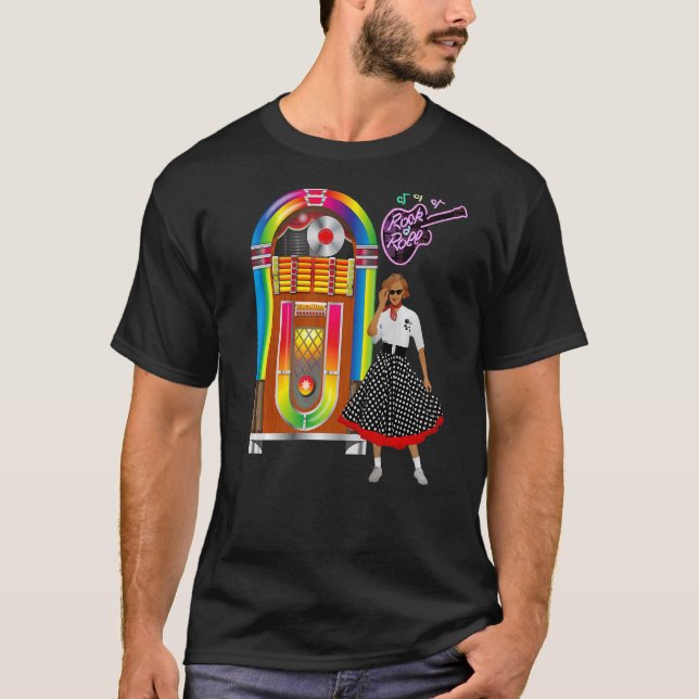 Vintage Rockabilly Jukebox  1 T-Shirt (Front)