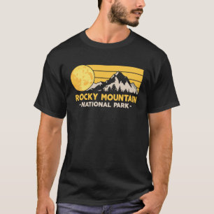 Vintage Rocky Mountain National Park Montana Retro T-Shirt