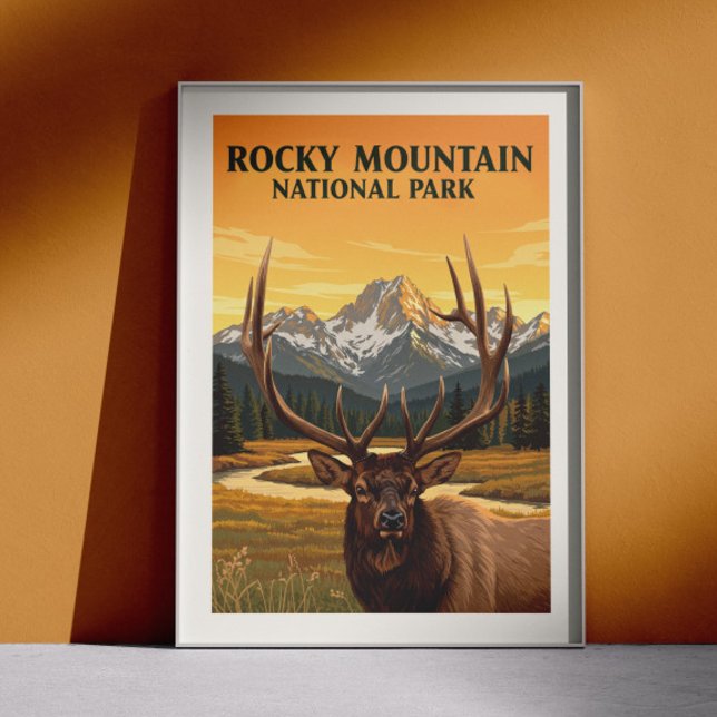 Vintage Rocky Mountain National Park Poster (Creator Uploaded)