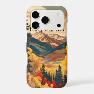Vintage Rocky Mountains Autumn Custom Text