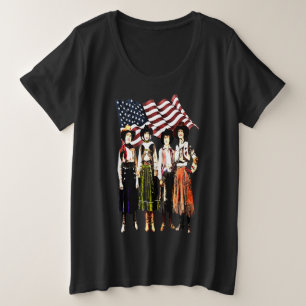 Vintage Rodeo American Cowgirl Plus Size T-Shirt