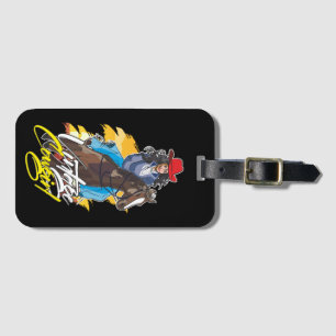 Vintage Rodeo Girl Classic Luggage Tag