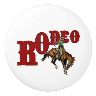 Vintage Rodeo Rider Drawer Pull
