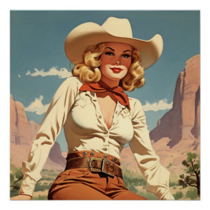 Vintage Rodeo Romance: Wild West Whispers Poster