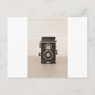 Vintage Rolleiflex Twin lens camera Postcard