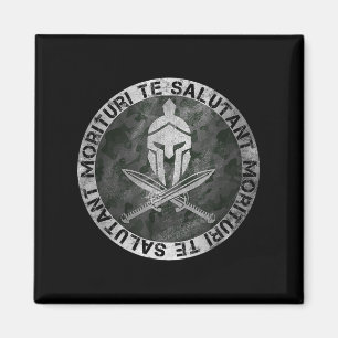 Vintage Roman Gladiator Helmet Warrior Arena Gym G Magnet