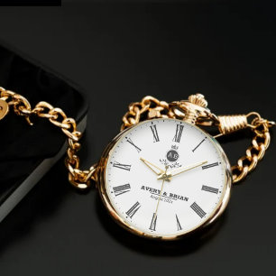 Vintage Roman Numeral Monogram Watch