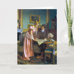 Vintage Romance Greeting Card