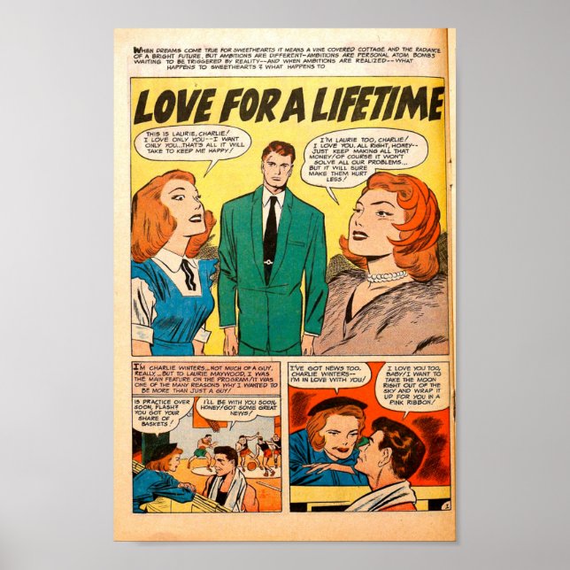Vintage Romance Poster (Front)