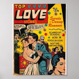 Vintage Romance Poster