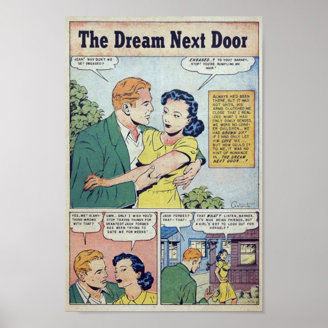 Vintage Romance Poster (Front)