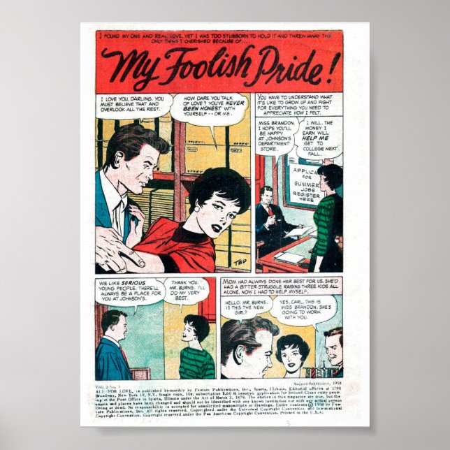 Vintage Romance Poster (Front)