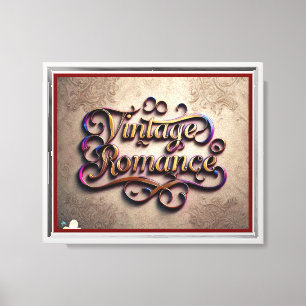 "Vintage Romance Revival" Canvas Print