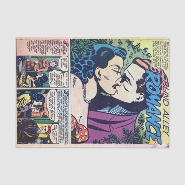 Vintage Romance  Tissue Paper (Front)