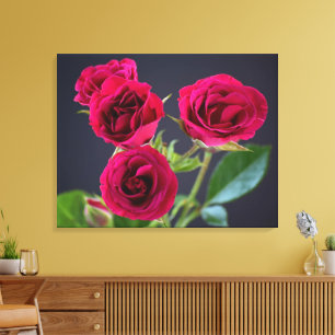 Vintage Romance Wrapped Canvas