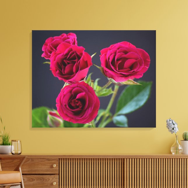Vintage Romance Wrapped Canvas (Insitu(LivingRoom))