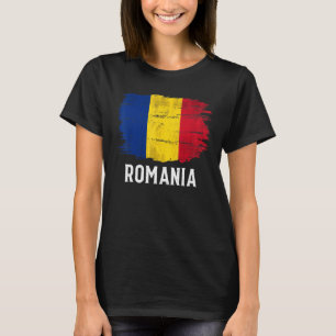 Vintage Romania Flag For Romanian T-Shirt