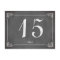 Vintage romantic chalkboard wedding table number