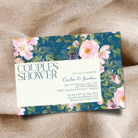Vintage Romantic Florals in Blue Couples Shower