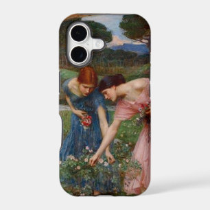 Vintage Romantic Garden Women Pre-Raphaelite
