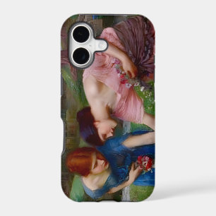 Vintage Romantic Garden Women Pre-Raphaelite