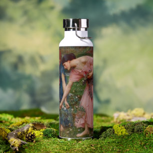 Vintage Romantic Garden Women Pre-Raphaelite Water Bottle