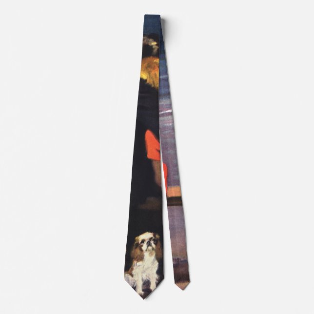 Vintage Romantic Love, Romance on the Beach Tie (Front)