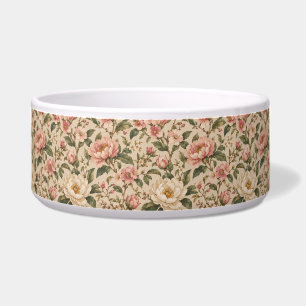 Vintage Romantic Peony & Rose Garden Pattern