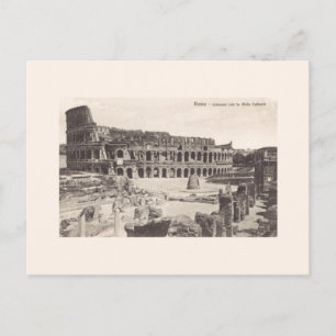 Vintage Rome Colosseum Postcard